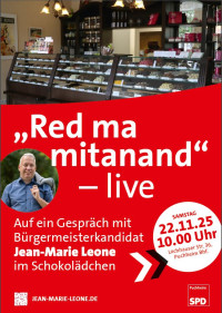 Plakat Red ma mitanand! 22.11.2025 Schokolädchen