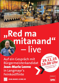 Plakat Red ma mitanand! 29.11.2025 Feinkostflinte