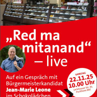 Plakat Red ma mitanand! 22.11.2025 Schokolädchen